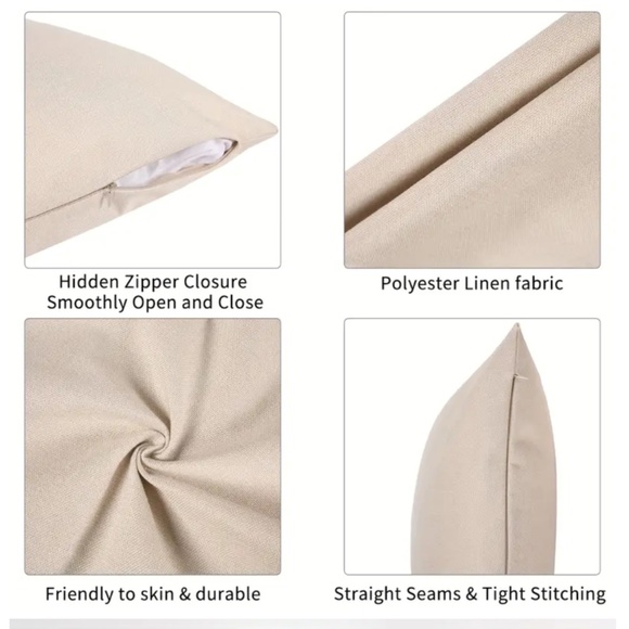 NEW ALL SEASONS HELLO SUNSHINE SUNFLOWER BEES FLORAL DECORATIVE PILLOW COVER 18" - Picture 3 of 4